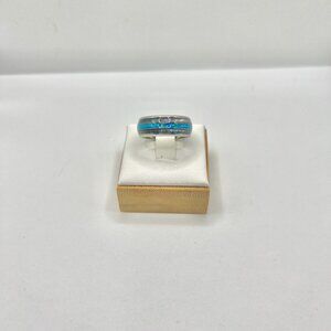 Pearl Shell Silver Ring - Size 7